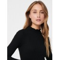 JDY Fransiska L/S Bluse - Sort