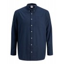 Jack and Jones Plus Oxford Langærmet Skjorte | Stor Udvalg i Plus Size