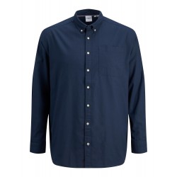 Jack and Jones Plus Oxford Langærmet Skjorte | Stor Udvalg i Plus Size