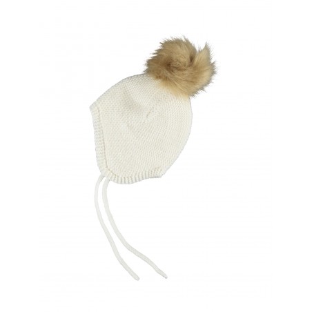 NAME IT Baby Strik Hue Med Kvast - Snow White