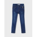 NAME IT Mini Skinny Fit Jeans - Dark Blue Denim