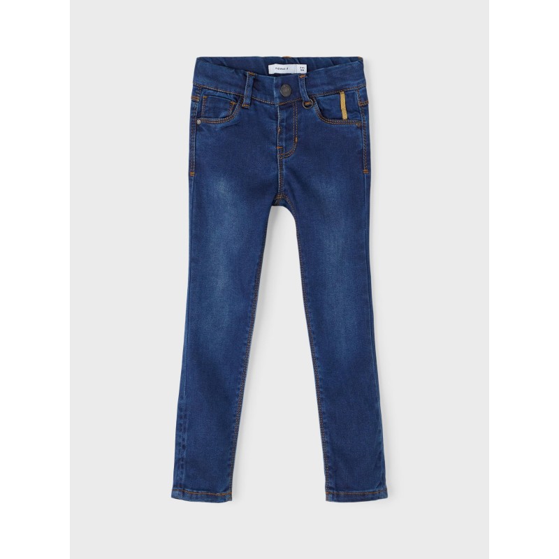 NAME IT Mini Skinny Fit Jeans - Dark Blue Denim