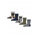 NAME IT Mini Vagn 5-pak Strømper - Grey Melange