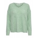ONLY Camilla langærmet strik pullover - Ether