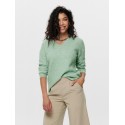 ONLY Camilla langærmet strik pullover - Ether