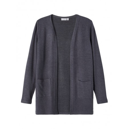 NAME IT Kids Victri Langærmet Strik Cardigan - Turbulence