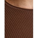 JACK & JONES BLUCARLOS CREWNECK SWEATSHIRT - CINNAMON