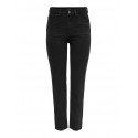 ONLY Emily HW Straight Fit Jeans - Black Denim