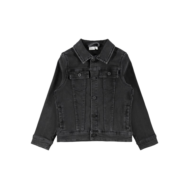 Køb NAME IT KIDS SWEAT DENIM JAKKE - SORT | Online på Thebestbuy.dk