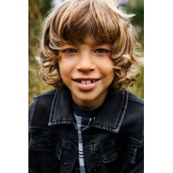 Køb NAME IT KIDS SWEAT DENIM JAKKE - SORT | Online på Thebestbuy.dk