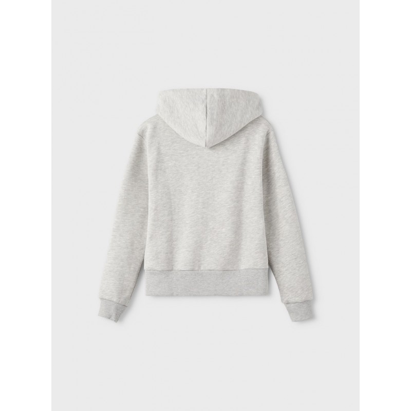 LMTD OPAL L/S SHORT CARDIGAN - LIGHT GREY MELANGE