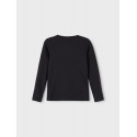 NAME IT KIDS Tano langærmet bluse - Sort