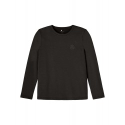 NAME IT KIDS Tano langærmet bluse - Sort