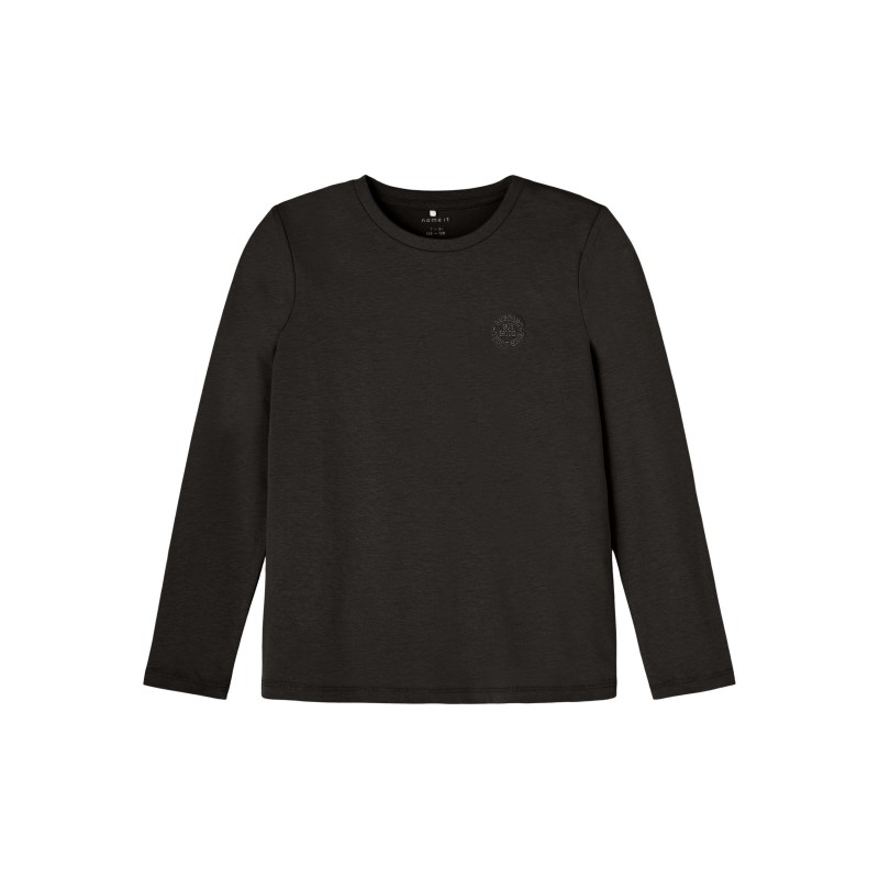 NAME IT KIDS Tano langærmet bluse - Sort