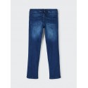 NAME It Kids Ryan Denim Timian Fleece Jeans - Dark Blue Denim