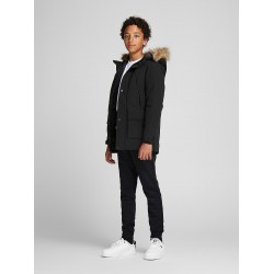 50% UDSALG På JACK & JONES JUNIOR PARKA MED HÆTTE - SORT