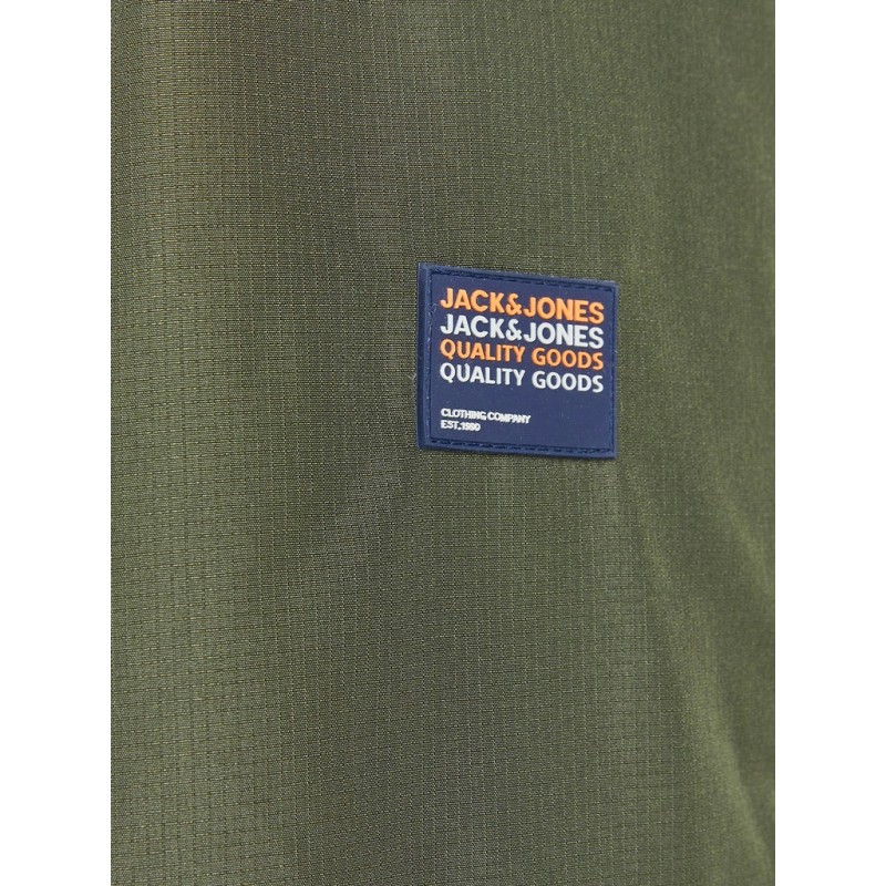 JACK & JONES PLUS JAKKE MED HÆTTE - Forest Night