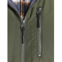 JACK & JONES PLUS JAKKE MED HÆTTE - Forest Night