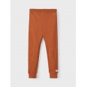 NAME IT MINI WYLA WOOL LONG JOHNS - MOCHA BISQUE