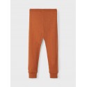NAME IT MINI WYLA WOOL LONG JOHNS - MOCHA BISQUE