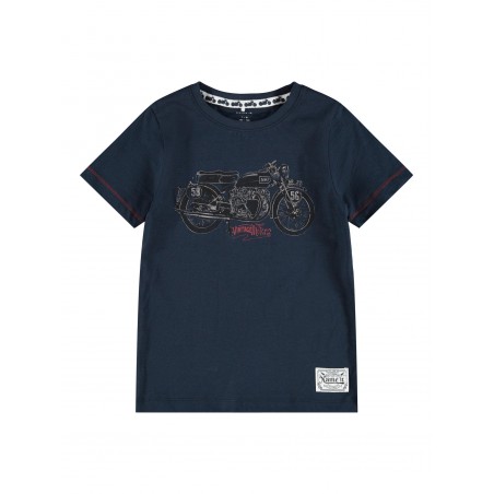 NAME IT Kids Bikers T-shirt - Dark Sapphire