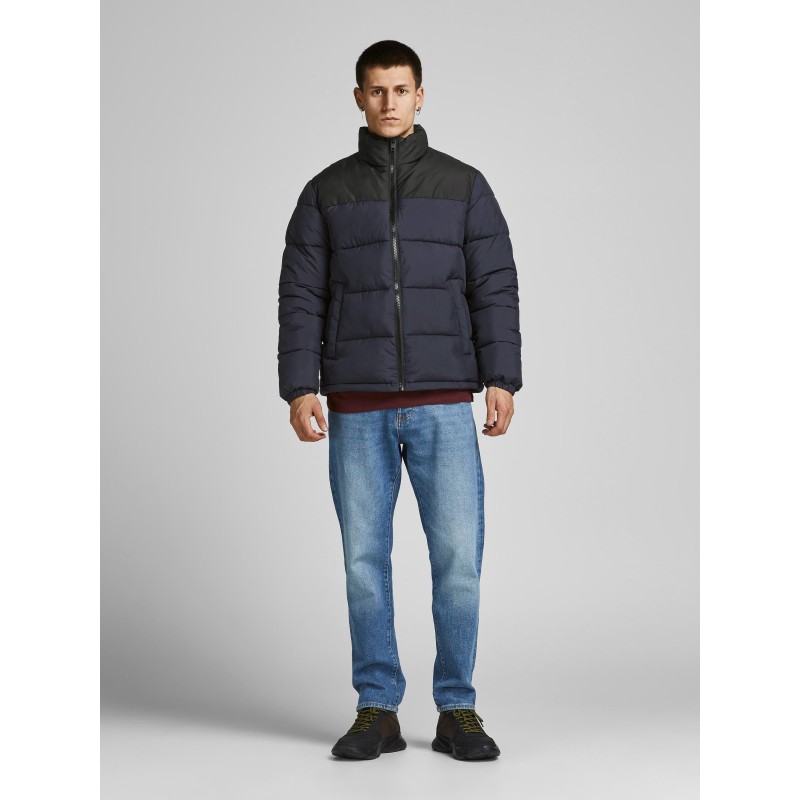 JACK & JONES Paul Puffer Collar Dynejakke - Dark Sapphire