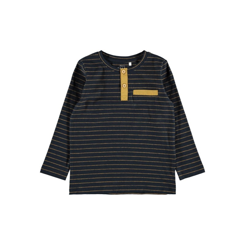 NAME IT MINI VALENTIN L/S TOP - DARK SAPPHIRE