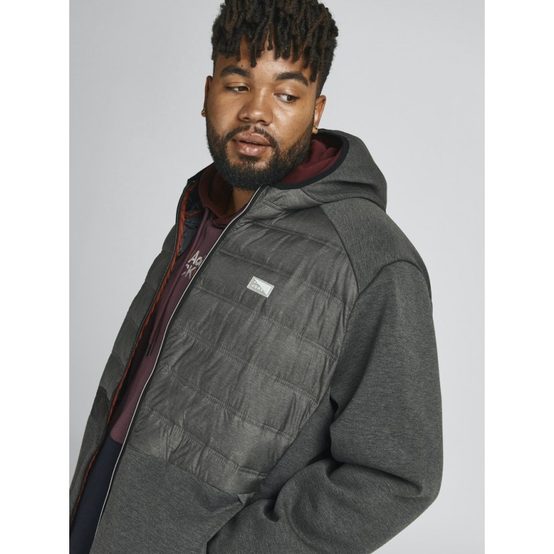 JACK & JONES Plus Toby Hybrid Jakke - Sort