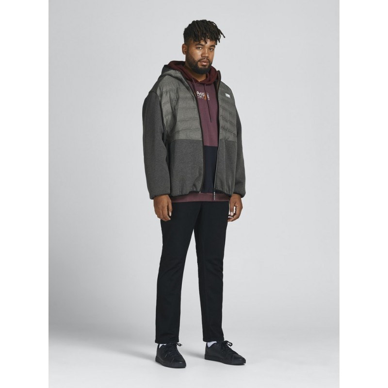 JACK & JONES Plus Toby Hybrid Jakke - Sort