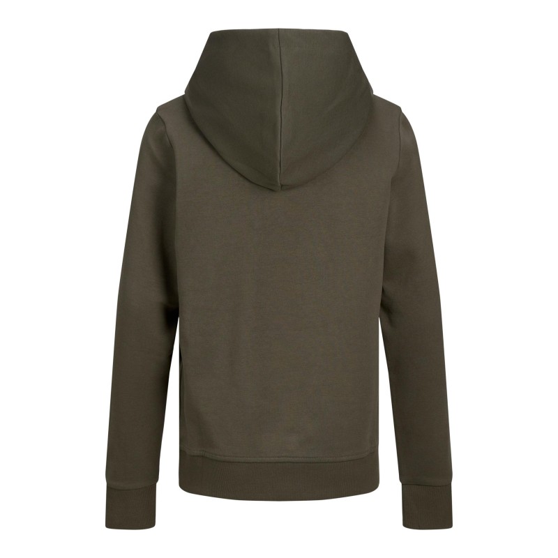 JACK & JONES JUNIOR SWEAT HOOD - FOREST NIGHT