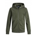 Jack & Jones Junior Hoodie Med Lynlås | Stort Udvalg til Drenge