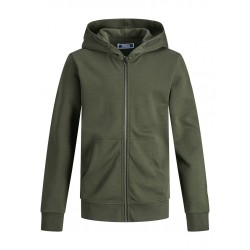 Jack & Jones Junior Hoodie Med Lynlås | Stort Udvalg til Drenge