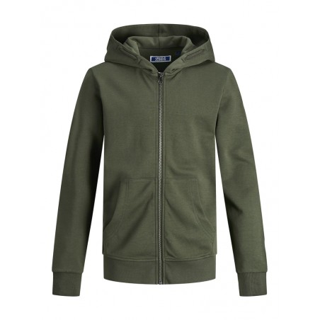 Jack & Jones Junior Hoodie Med Lynlås | Stort Udvalg til Drenge