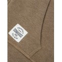 NAME IT KIDS NNATOM L/S SWEAT CARD W. HOOD - STONE GRAY