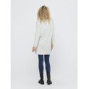ONLY Carol L/S Strik Kjole - Light Grey Melange