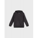 NAME IT Kids Leno sweat hoodie - Sort