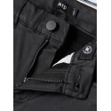 LMTD Coated skinny højtaljet bukser - Black