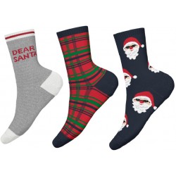 Name it Mini 3-pak jule strømper - Dark Sapphire