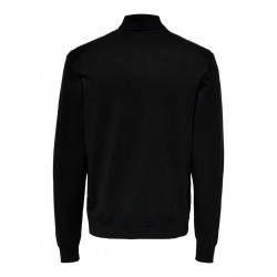 ONLY & SONS Rullekrave Pullover - Sort