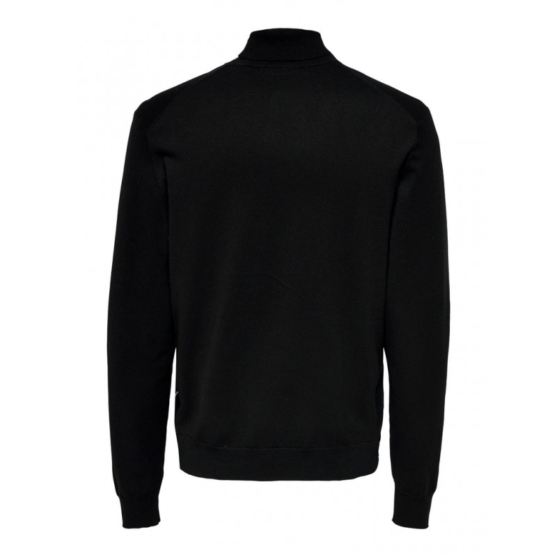 ONLY & SONS Rullekrave Pullover - Sort