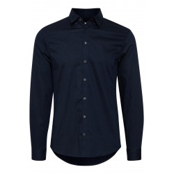 CAUSAL FRIDAY ARTHUR L/S SHIRT - NAVY M. PRINT