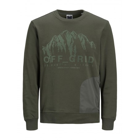 JACK & JONES JR  "OFF GRID "SWEAT BLUSE