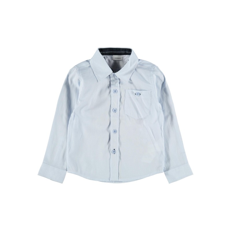 NAME IT Mini Langærmet Skjorte - Dusty Blue