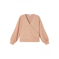 NAME IT Pige bluse med slå-om effekt | 50% UDSALG | Thebestbuy.dk