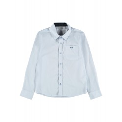 NAME IT Kids Risal L/S Skjorte - Dusty Blue
