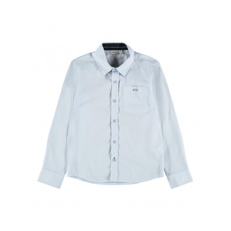 NAME IT Kids Risal L/S Skjorte - Dusty Blue