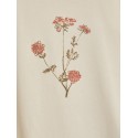 NAME IT BABY Obia langærmet body - White Gray