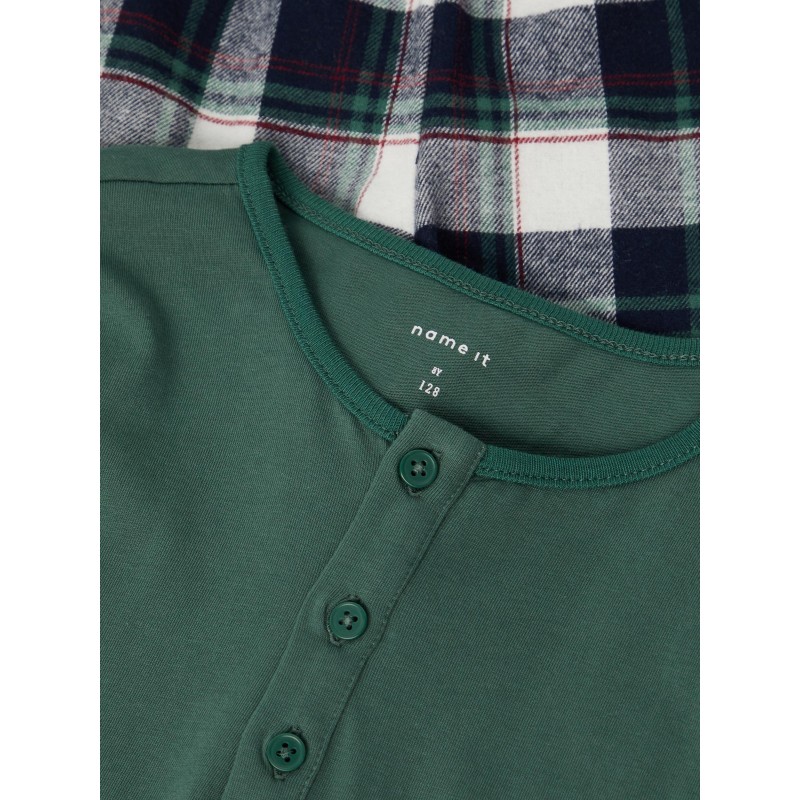 NAME IT KIDS RASSY NATTØJ - GRØNNAME IT KIDS DRENGE NATPYJAMAS
