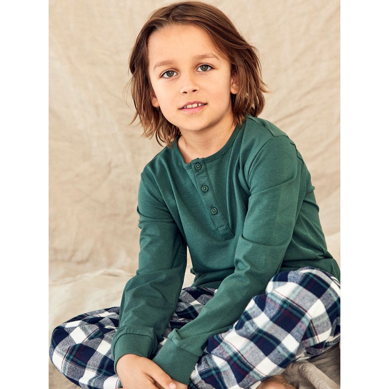 NAME IT KIDS RASSY NATTØJ - GRØNNAME IT KIDS DRENGE NATPYJAMAS