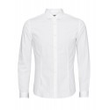 JACK & JONES Langærmet Stretch Skjorte Super Slim - Hvid